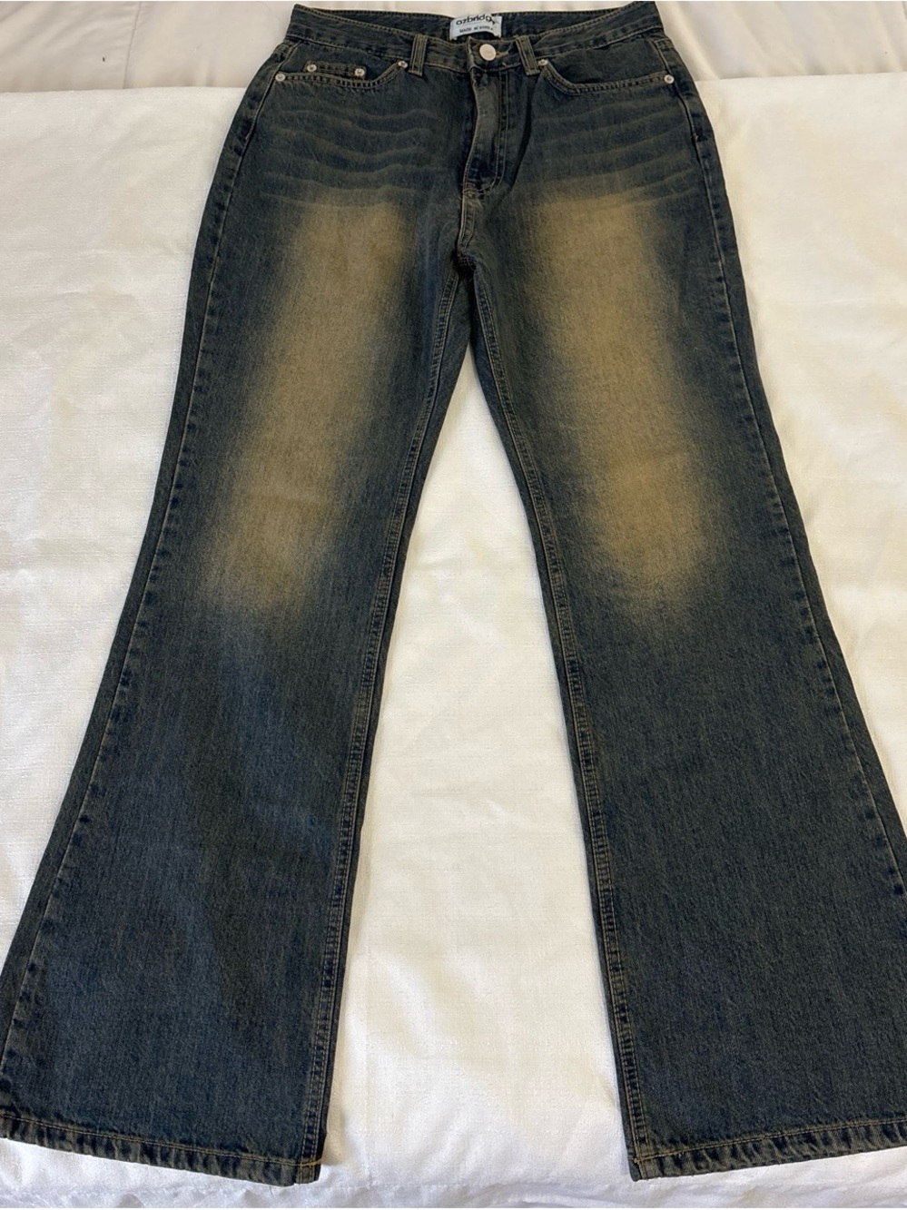 Western Inspired 90s Wash Bootcut Denim Jeans
